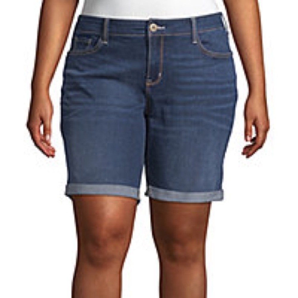 Arizona cute mid thigh jean shorts